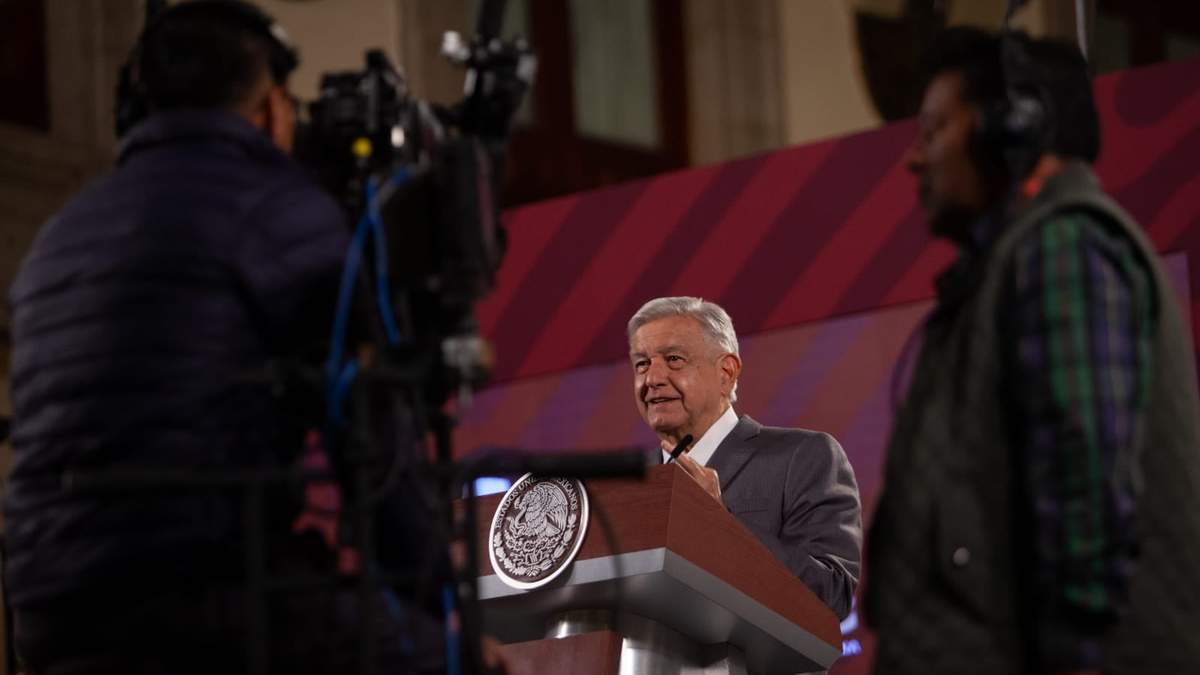 El presidente en su conferencia de este miércoles