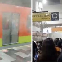 Usuarios del Metro reportan humo dentro de la estación Tacuba. Esto explicó el STC