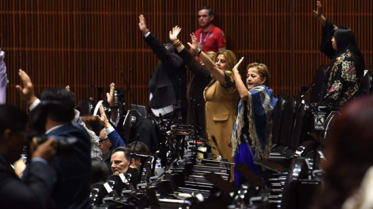 Sesión en la Cámara de Diputados