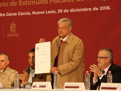 López Obrador presenta programa de estímulos fiscales en la frontera norte