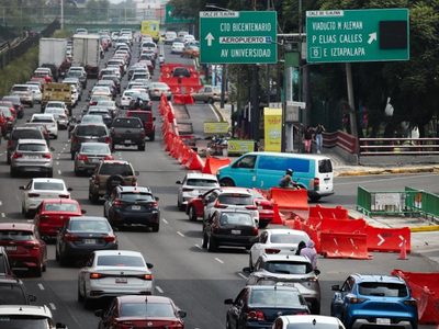 Obra de ciclovía sobre Calzada de Tlalpan tiene un avance del 60%