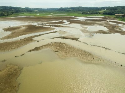 Por la sequía en el río Paraná, los embalses tienen un almacenamiento del 35%