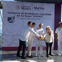 Américo Villarreal agradece apoyo de la presidenta Sheinbaum y de la Marina al desarrollo de