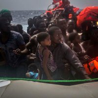 Rescate de migrantes en el Mediterráneo