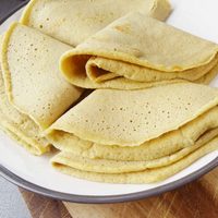 Crepes con 2 ingredientes, sin gluten, sin huevo y sin leche: una receta súper exprés, liviana y perfecta para tus comidas