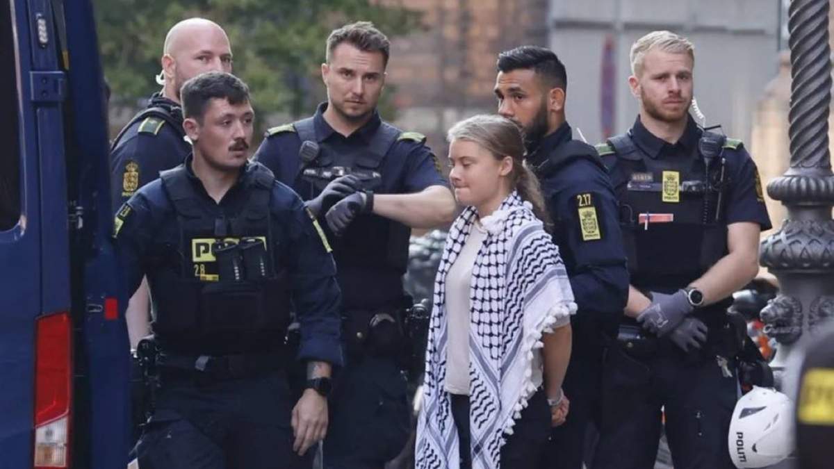 Greta Thunberg detenida en Dinamarca
