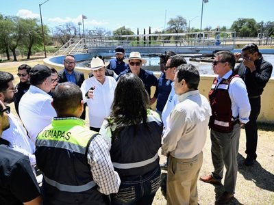 Gobernador Durazo arranca programa de saneamiento de agua en Nogales para garantizar abasto