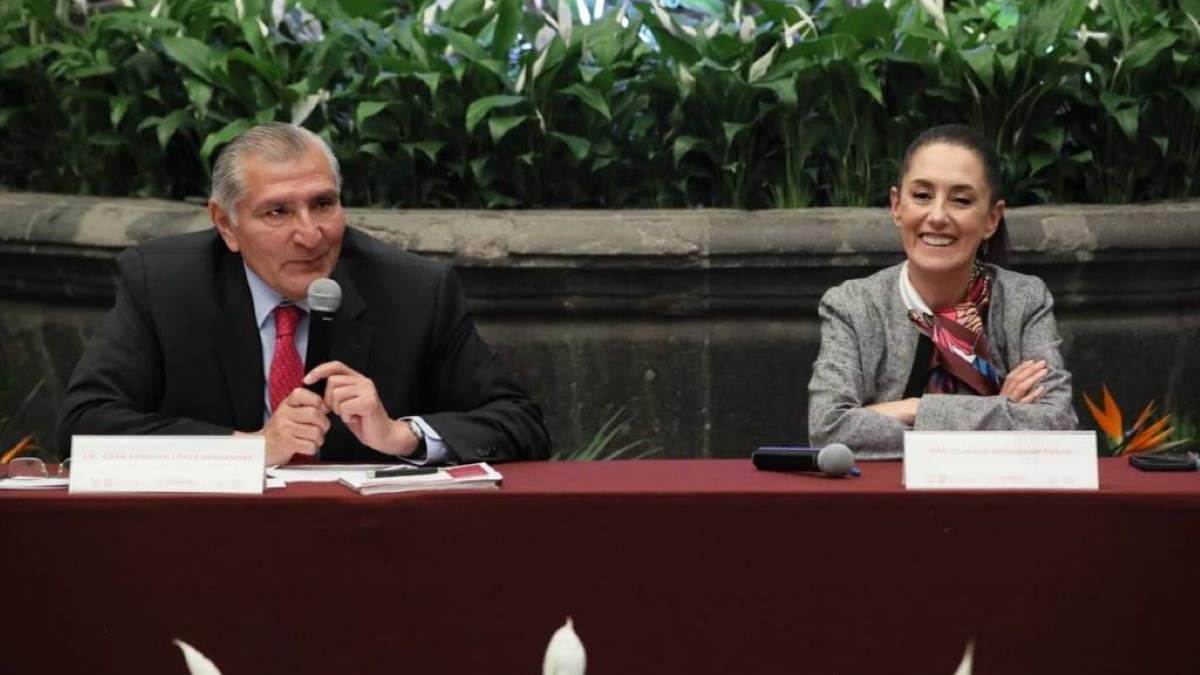 Adán Augusto López y Claudia Sheinbaum