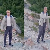 Un vecino de El Calafate encontró a turistas extranjeros haciendo una fogata en el bosque