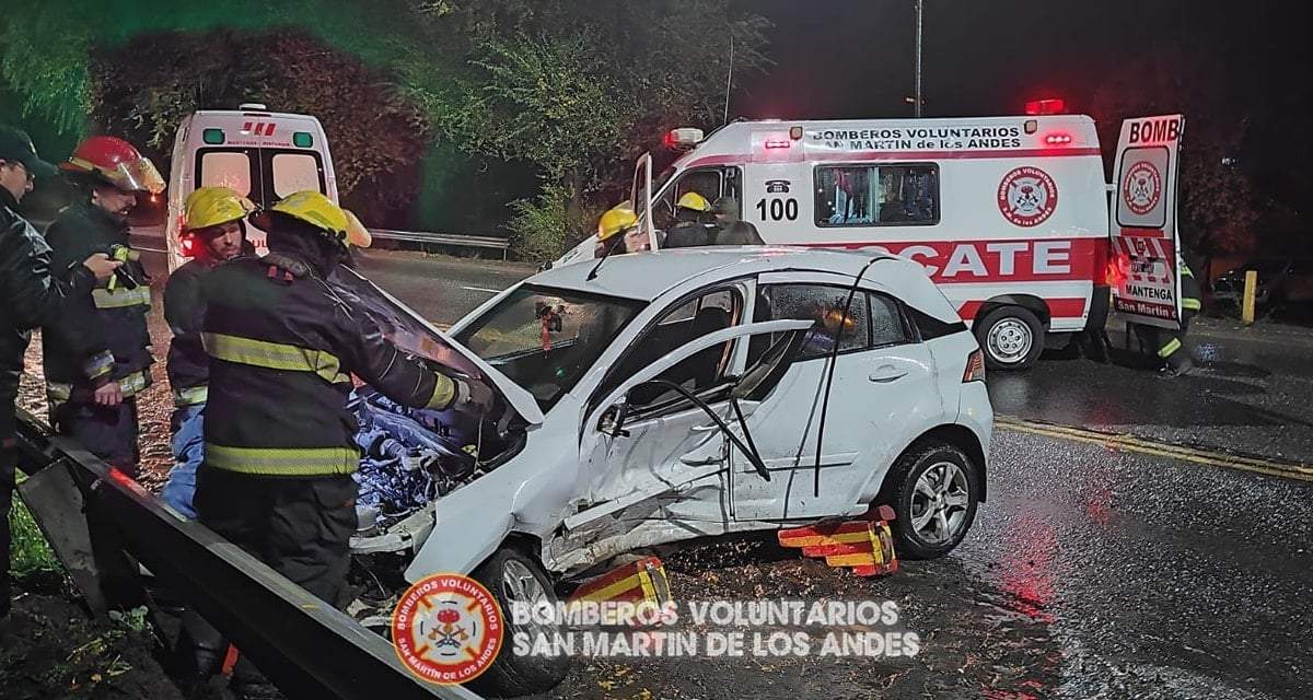 Cuesta de los Andes, San Martín de los Andes . Fuente: (Bomberos Voluntarios)