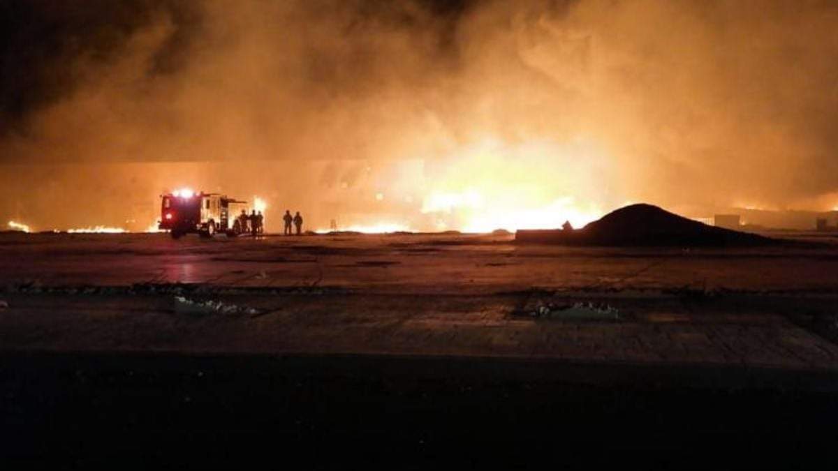 Los incendios en Tijuana por los "vientos de Santa Ana"