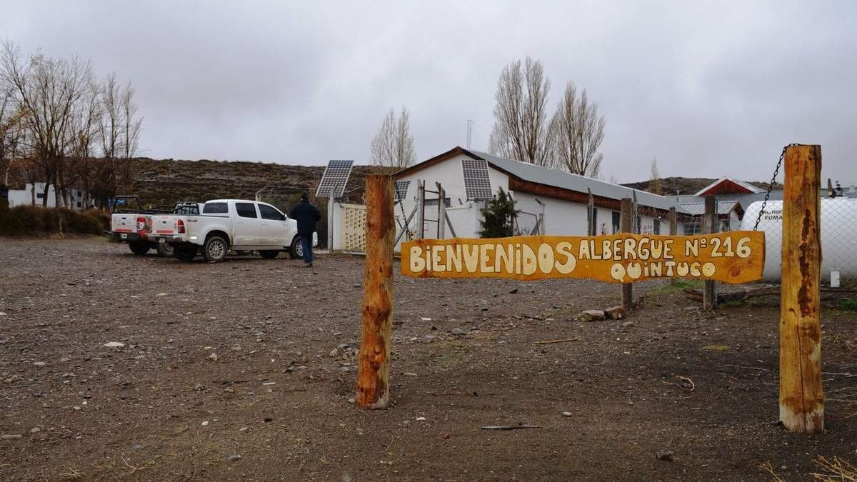 Escuela albergue 216 de Quintuco.