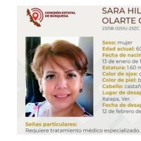Encuentran el cadáver de Sara Hilda, desaparecida desde el domingo en Xalapa