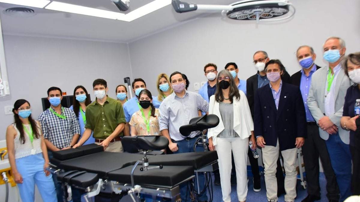 La visita de la CNEA al Centro Médico Nuclear. Fuente: (Twitter)