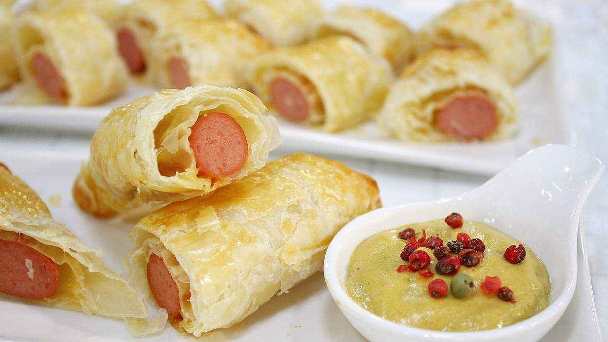 Salchichas rolls. Fuente: (Instagram)