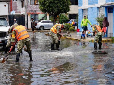 Lluvias en CDMX rompen récord con 34 millones de metros cúbicos de agua