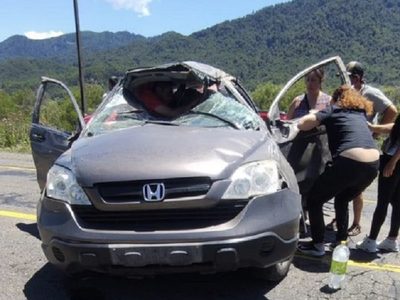 Dos argentinos heridos de gravedad en cercanías al Paso Pino Hachado