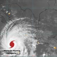 Tormenta Norma alcanza fuerza de huracán en su camino a Los Cabos