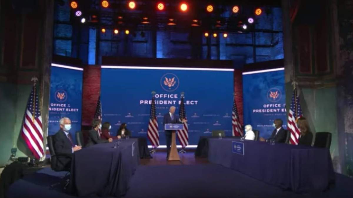 Conferencia del presidente electo Joe Biden para presentar a sus nominados