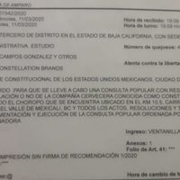 Colectivos en defensa del agua se amparan contra consulta de AMLO en BC