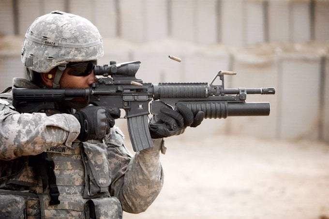 Un militar estadundiense en Irak