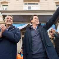 Antes de viajar a China: el acto que compartieron Sergio Massa y Wado de Pedro