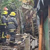 Un deslave se llevó una vivienda que era ocupada por una persona en el cerro Curruhinca