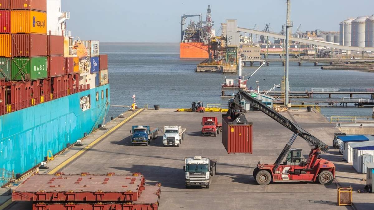 Puerto de Bahía Blanca. Fuente: (X)