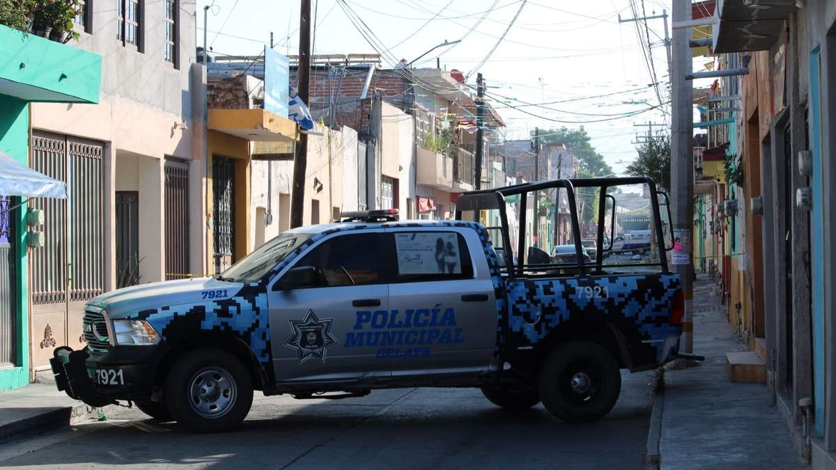 Patrulla de la Policía Municipal de Celaya