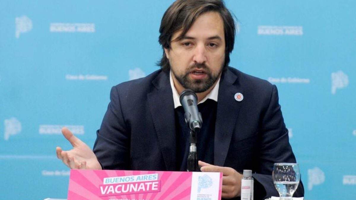Nicolás Kreplak, ministro de Salud de la Provincia de Buenos Aires desde julio de este año. Fuente: (Twitter)