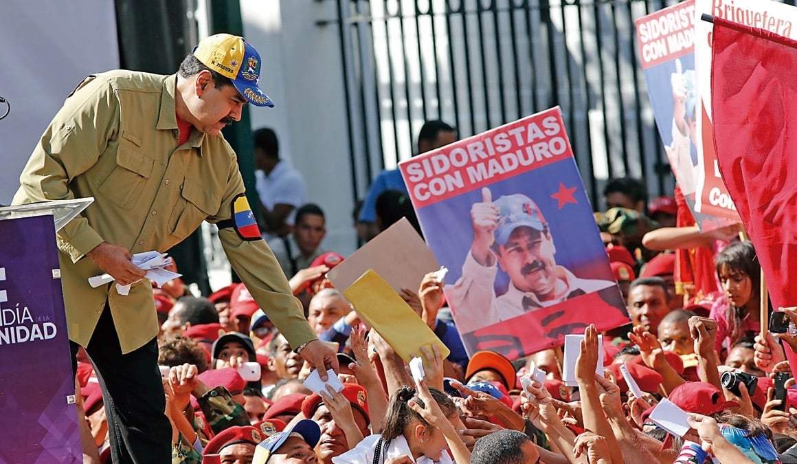 Nicolás Maduro, control total. Foto: AP /Ariana Cubillos