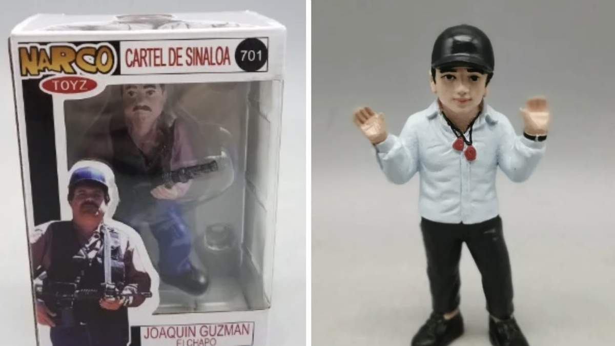 El Chapo y Ovidio en juguete
