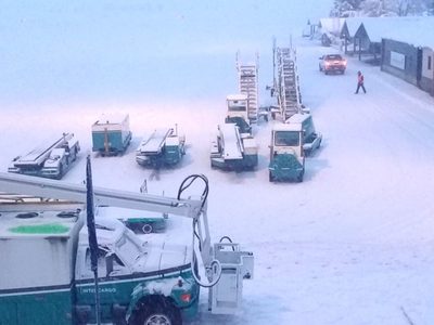 Aeropuertos Argentina conduce el operativo nieve 2022 en Bariloche