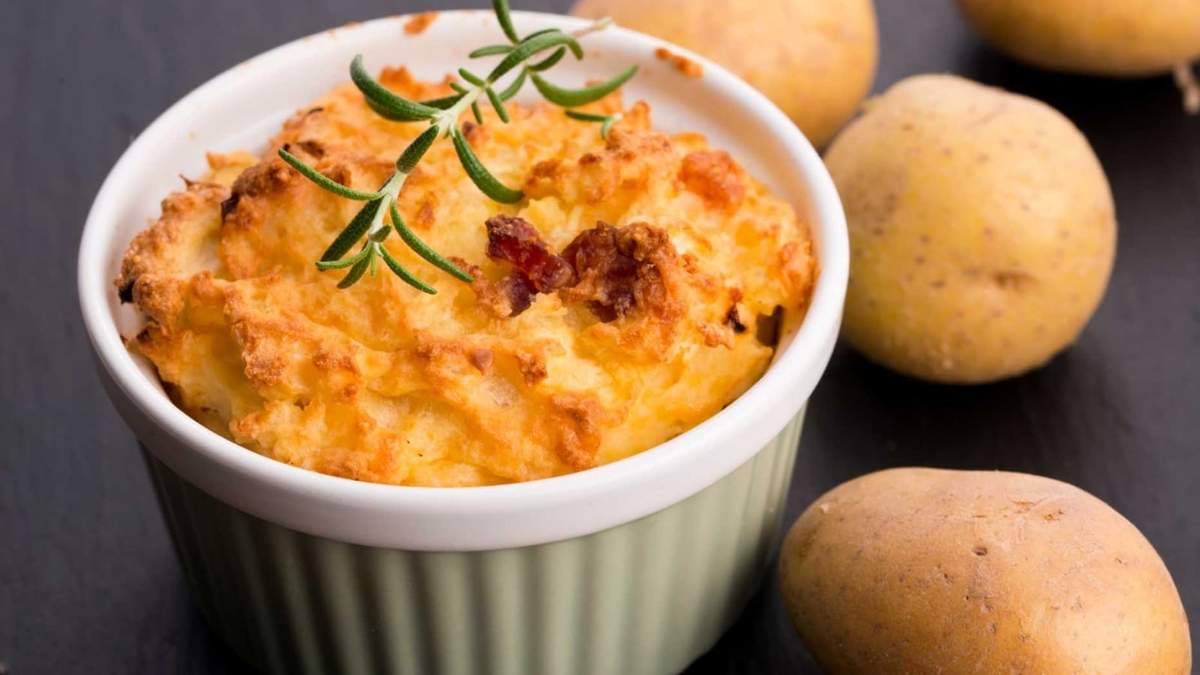 soufflé de papa y queso. Fuente: (Instagram)