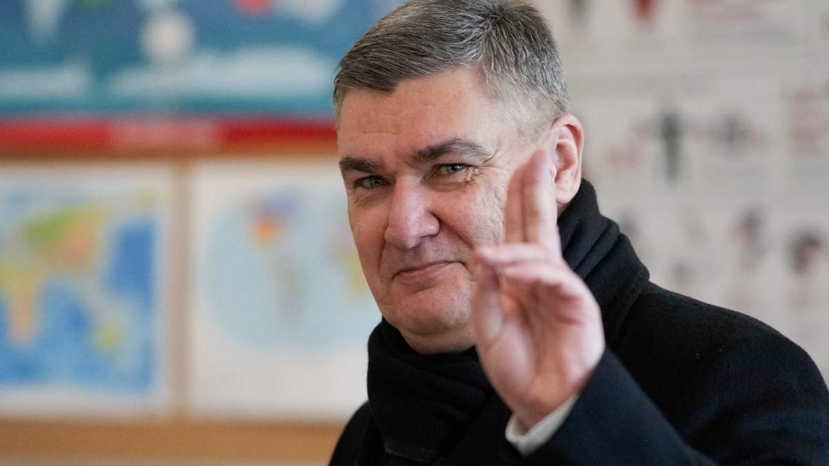 El presidente de Croacia, Zoran Milanovic