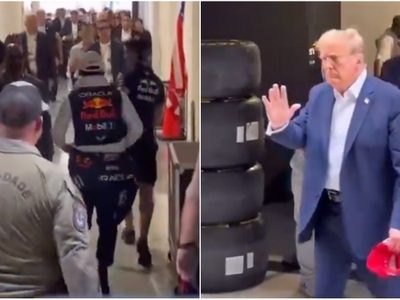 Se viraliza video de Checo Pérez donde ignora a Trump y burla su seguridad