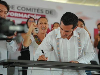 Sheinbaum y Delgado reivindican a Rommel Pacheco: pasó de ser “traidor a México” a “enorme orgullo”