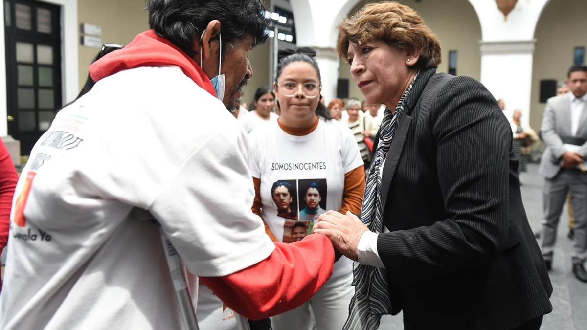 Delfina Gómez recibió a integrantes del Colectivo “Haz Valer mi Libertad”