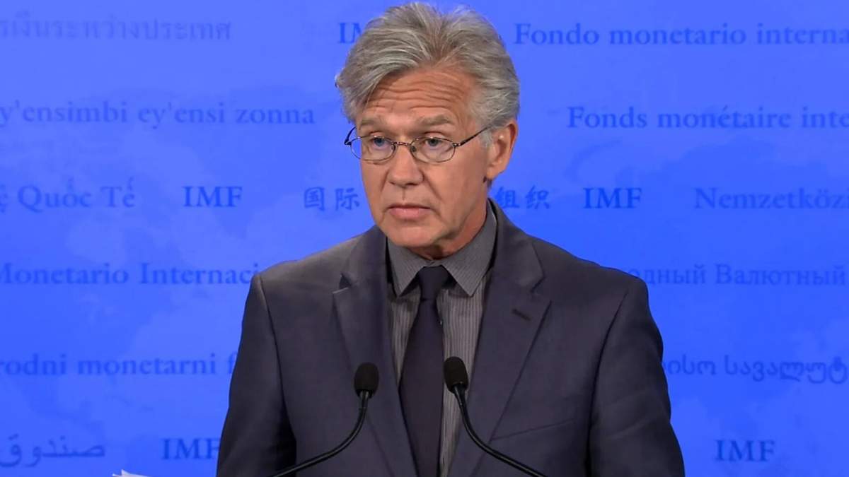 Gerry Rice, vocero del Fondo Monetario Internacional. Fuente: (Twitter)