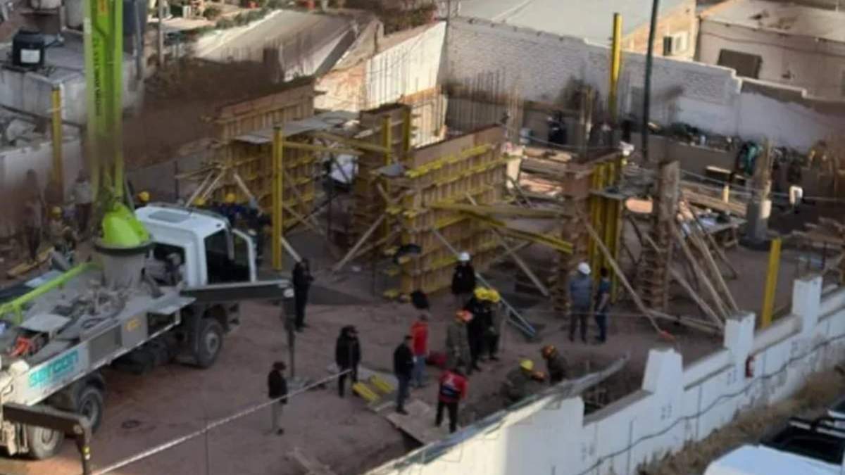 Imagen de la obra en construcción. Fuente: (X)