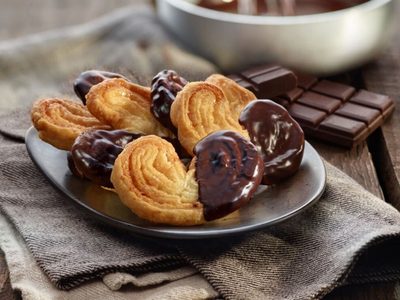 Palmeritas con chocolate y sin azúcar: una receta súper fácil para un antojo sin culpas