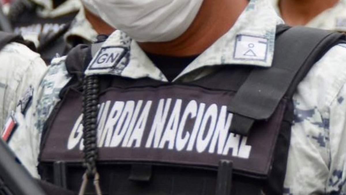 Un elemento de la Guardia Nacional