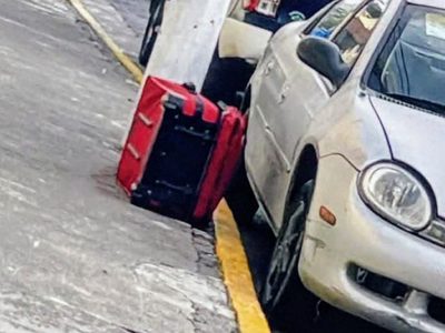 Localizan restos humanos en una maleta en Cuernavaca