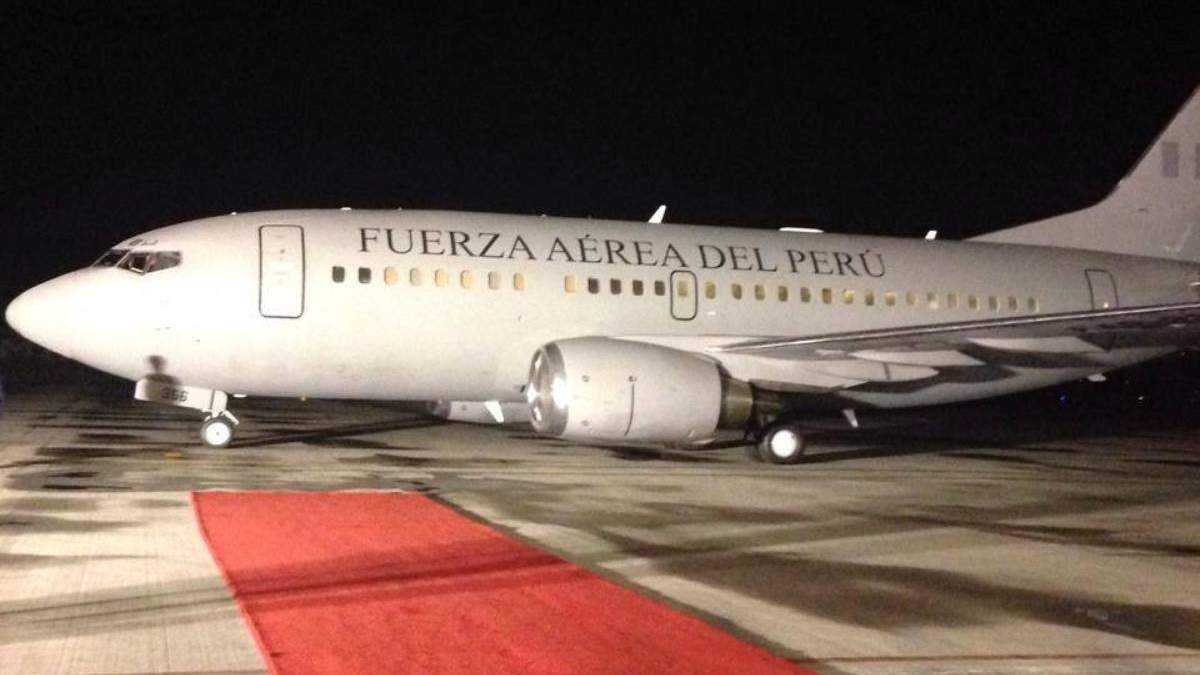 La aeronave peruana, a la venta