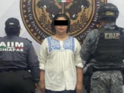 Detienen a síndica de Cintalapa, Chiapas, por abuso de autoridad