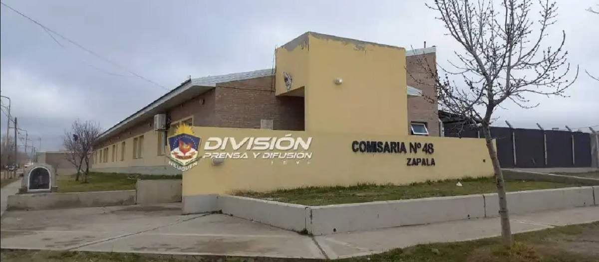 La Comisaría 48 de Zapala recibió una alerta sobre los disparos. Fuente: (Policía Neuquén)