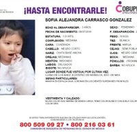 Emiten Alerta Amber por la desaparición de Sofía, de 3 años, en Ecatepec