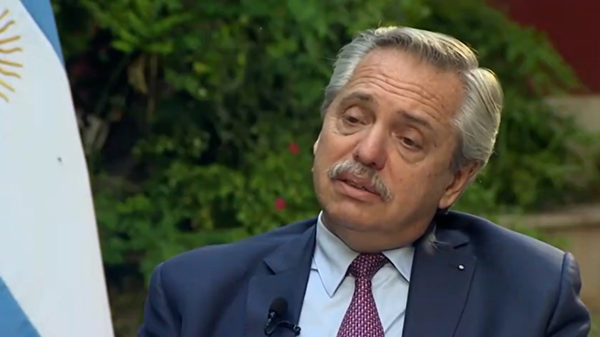 Presidente Alberto Fernández. Fuente: (Infobae)