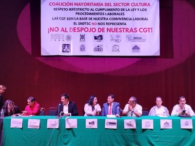 Sindicatos de cultura convocan a protesta, exigen audiencia con Curiel de Icaza