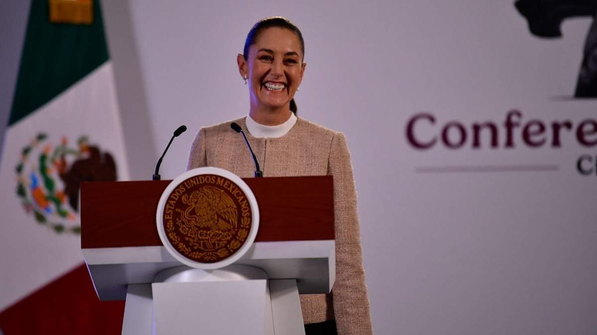 La presidenta en Palacio Nacional